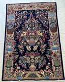 Masterpiece Persian Qum Rug 2x1.3m