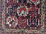 Garden Design Persian Bakhtiari Rug 1.6x1.1m