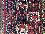 Garden Design Persian Bakhtiari Rug 1.6x1.1m