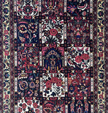 Garden Design Persian Bakhtiari Rug 1.6x1.1m