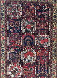 Garden Design Persian Bakhtiari Rug 1.6x1.1m