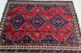 Tribal Persian Qashqai Shiraz Rug 3.1x2.3m