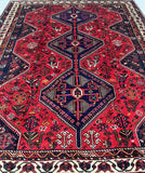 Tribal Persian Qashqai Shiraz Rug 3.1x2.3m