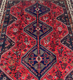 Tribal Persian Qashqai Shiraz Rug 3.1x2.3m