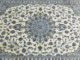 Beige Persian Kashan Rug 3x2m