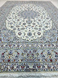 Beige Persian Kashan Rug 3x2m