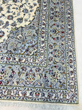 Beige Persian Kashan Rug 3x2m