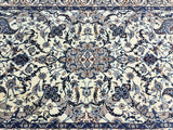 Superfine Silk-inlay Persian Nain Rug 3x2m