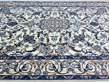 Superfine Silk-inlay Persian Nain Rug 3x2m