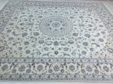 Superb Persian Nain Rug Signed 3x2.5m