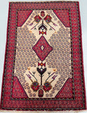 Vintage Persian Hamedan Rug 1.3x0.9m