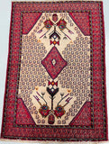 Vintage Persian Hamedan Rug 1.3x0.9m