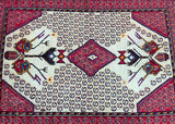 Vintage Persian Hamedan Rug 1.3x0.9m