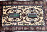 Vintage Afghan Balouchi Rug 1.4x0.9m