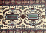 Vintage Afghan Balouchi Rug 1.4x0.9m