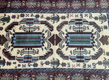 Vintage Afghan Balouchi Rug 1.4x0.9m