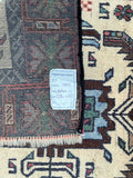 Vintage Afghan Balouchi Rug 1.4x0.9m