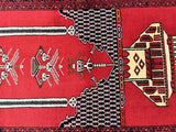 Fine Persian Quchan Prayer Rug 1.1x0.8m