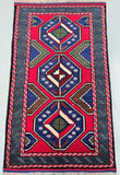 Tribal Afghan Balouchi Rug 1.5x0.85m