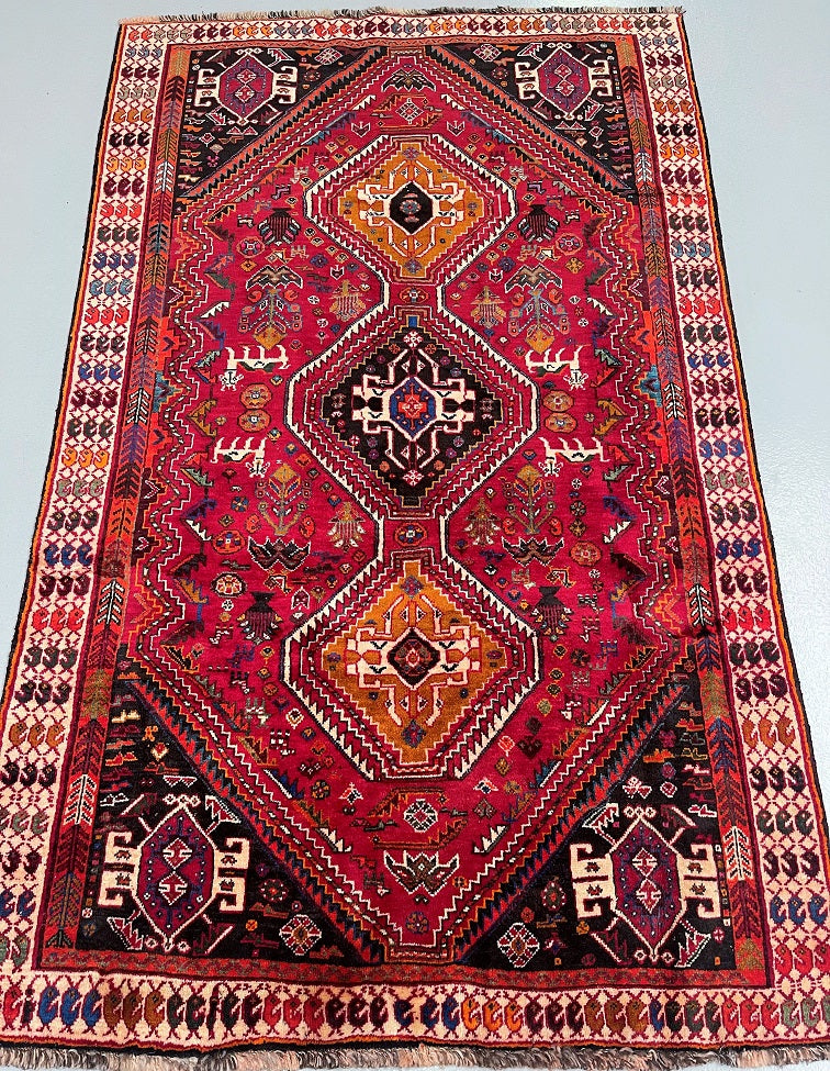 2.2x1.5m Persian Qashqai Shiraz Rug | shoparug