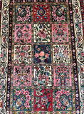 Garden Design Persian Bakhtiari Rug 2x1.3m