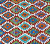 Afghan Waziri Kilim Rug 1.7x1.3m