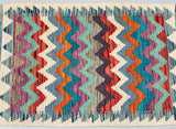 Afghan Waziri Kilim Rug 87x59cm