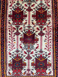 Tribal Persian Qarajeh Rug 1.3x0.9m