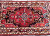 Tribal Persian Nahavand Rug 1.4x0.9m