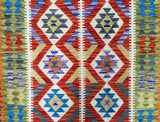 Boho Afghan Kyber Kilim Rug 1.8x1.3m