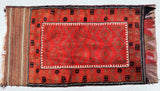 Vintage Afghan Balouchi Saddle Bag Rug