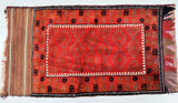 Vintage Afghan Balouchi Saddle Bag Rug