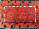 Vintage Afghan Balouchi Saddle Bag Rug