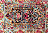 Fine Persian Kerman Rug 75x50cm