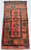 Afghan Mishwani Saddle Bag Rug