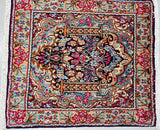 Fine Persian Kerman Rug 60x53cm