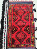 Afghan Mishwani Saddle Bag Rug