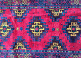 Afghan Mishwani Saddle Bag Rug