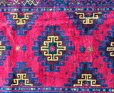 Afghan Mishwani Saddle Bag Rug