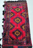 Afghan Mishwani Saddle Bag Rug