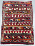 Vintage Persian Abadeh Rug 1.4x1m