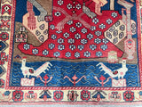 Pictorial Persian Nahavand Rug 1.4x1m