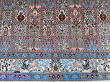 Garden Design Persian Birjand Rug Signed 3x2m