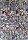 Garden Design Persian Birjand Rug Signed 3x2m