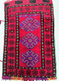 Afghan Mishwani Saddle Bag Rug