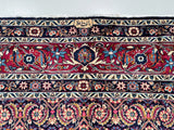 3.4x2.6m Persian Mashad Rug Signed