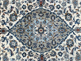 Beige Persian Kashan Rug 2.5x1.5m