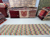 3.9m Afghan Aryana Kilim Hall Runner