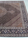 Superfine Mahi Persian Tabriz Rug 3.5x2.5m