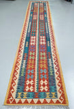 3.9m Afghan Kyber Kilim Hall Runner